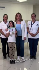 Gobierno del Estado de Chihuahua - El sarampión sí se puede prevenir y la mejor manera es estando vacunados e informados. __La vacuna es segura_ gratuita y