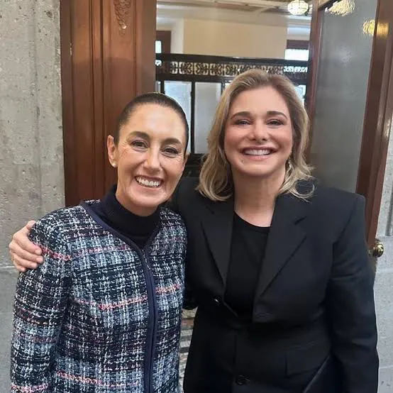 MARU CAMPOS y CLAUDIA SHEINBAUM 