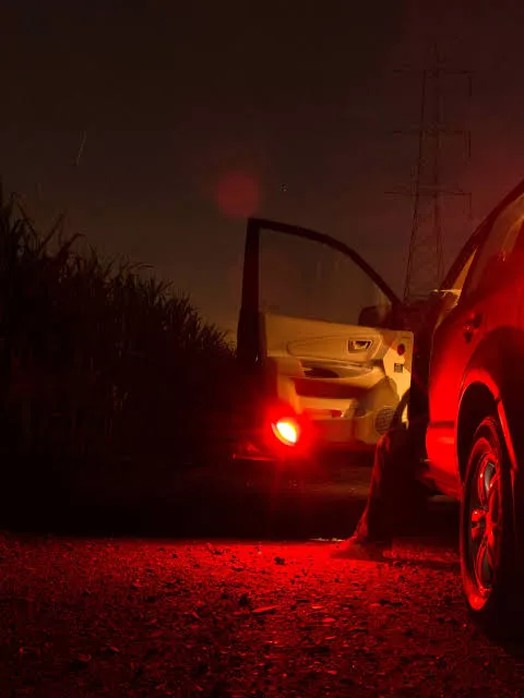 auto de noche