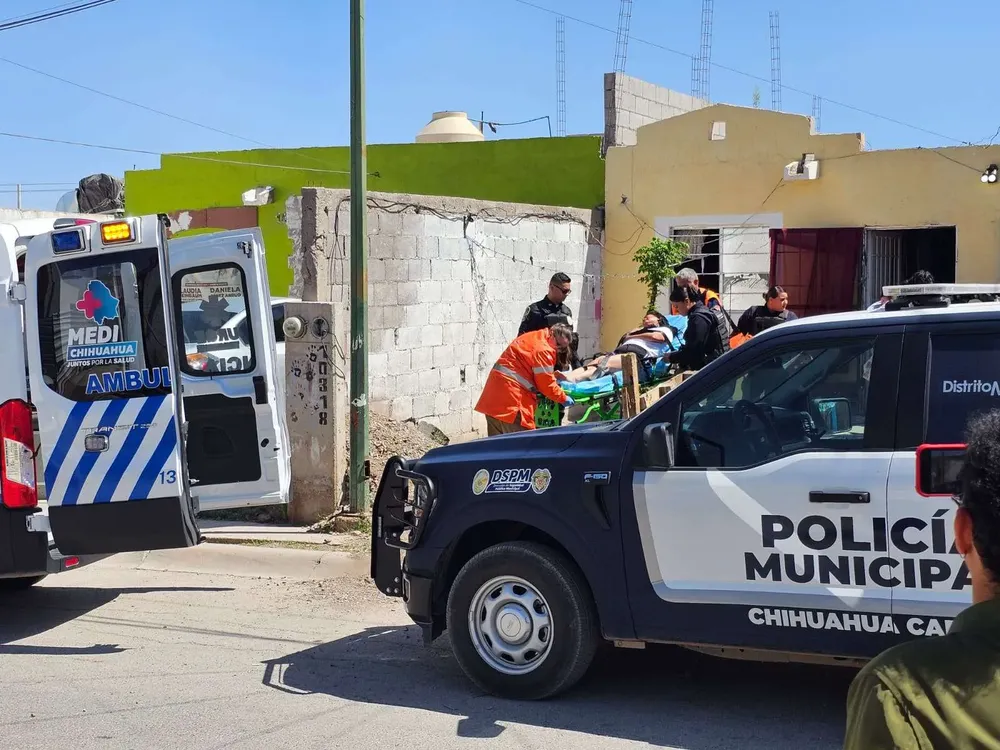 mujer agredida