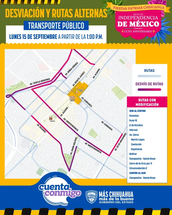ruta camiones