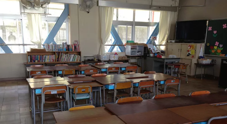escuela vacia pandemia