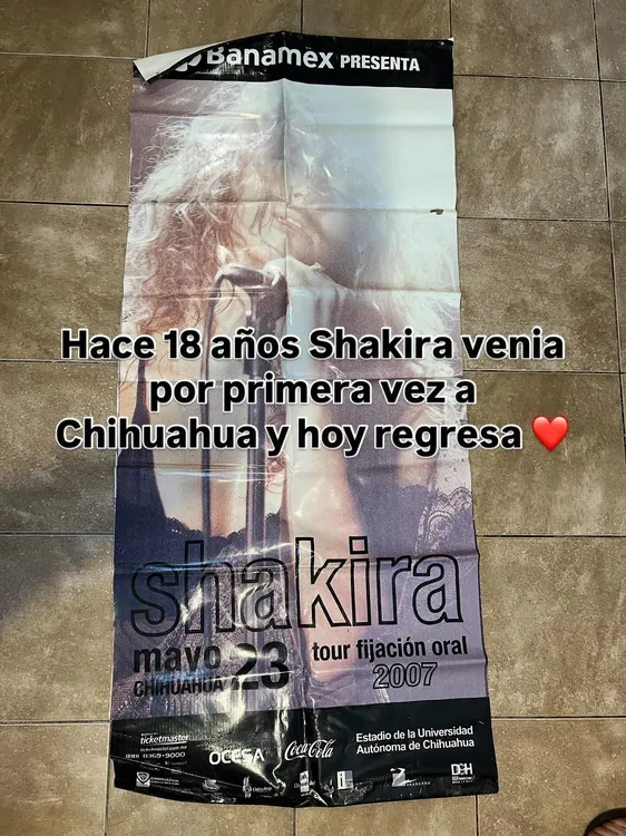Shakira por fin vuelve a Chihuahua 🤩___shakira _chihuahua _cuu _lmynlworldtourméxico _lmynlworldtour _lmynl(JPG)